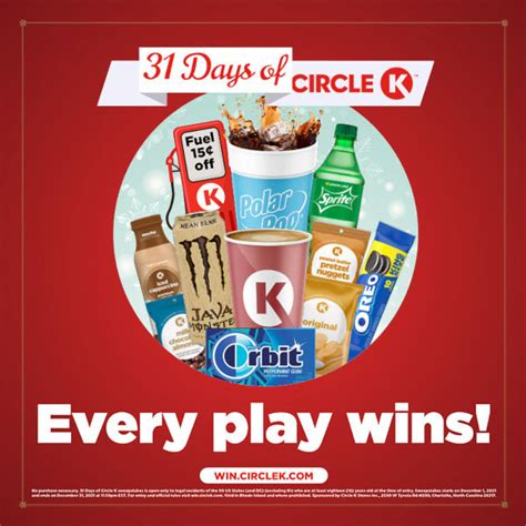 circle k 31 days of christmas